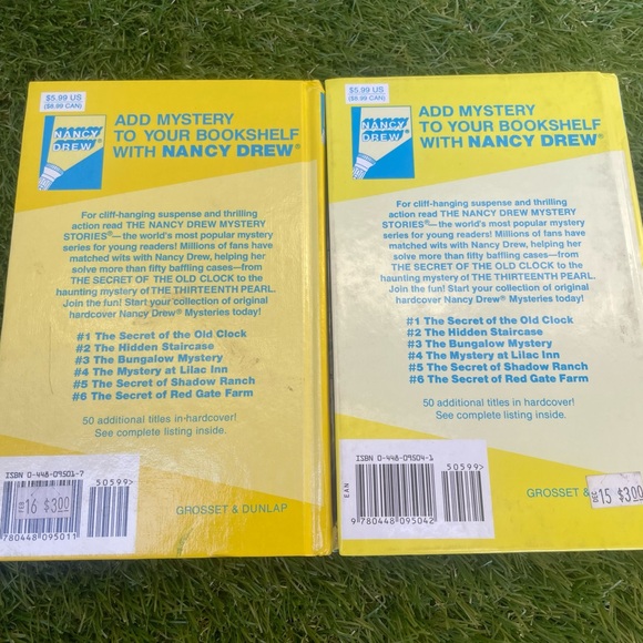 Vintage Nancy Drew Mystery Stories Book 1 and Book 4 | Hardcover - Picture 2 of 8